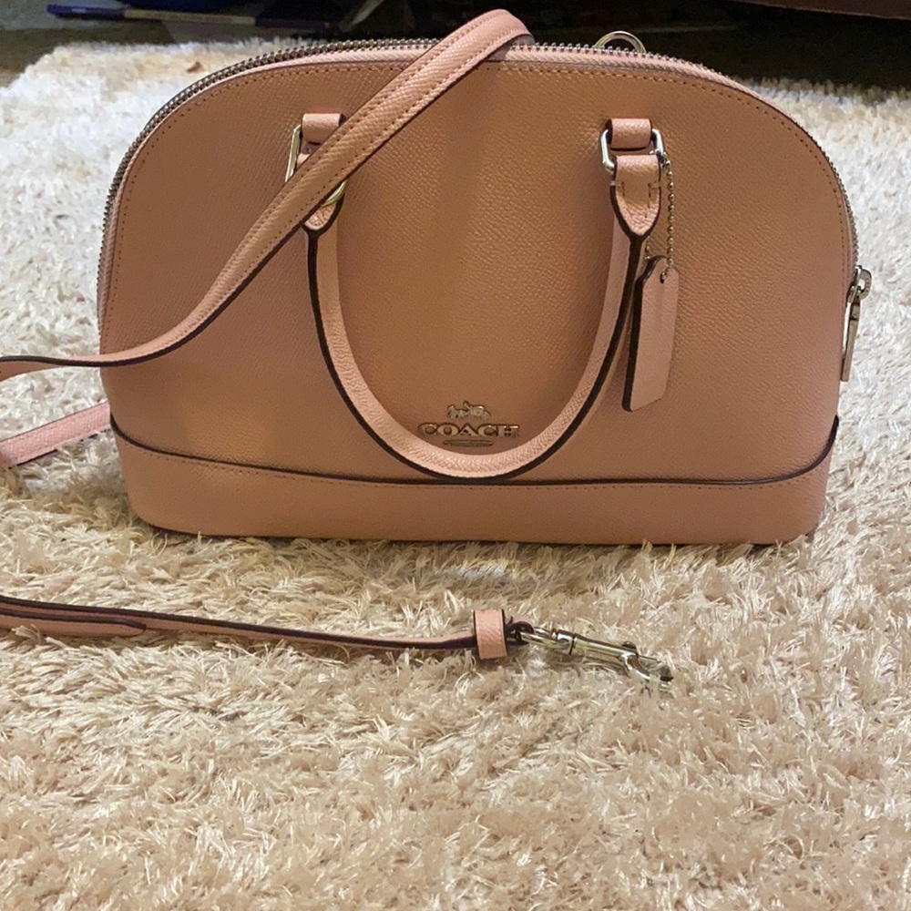 Mini Blush Coach purse